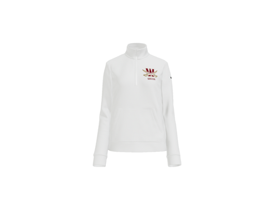 Nike Women's Club Fleece Sleeve Swoosh 1/2-Zip
