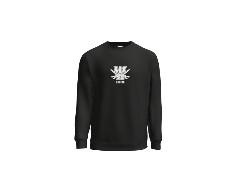 Port and Co Essential Fleece Crewneck Sweatshirt- W Swords